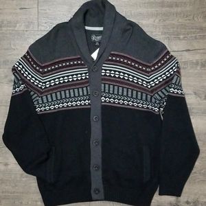Retrofit Grandpa Knit Cardigan Placid Sweater